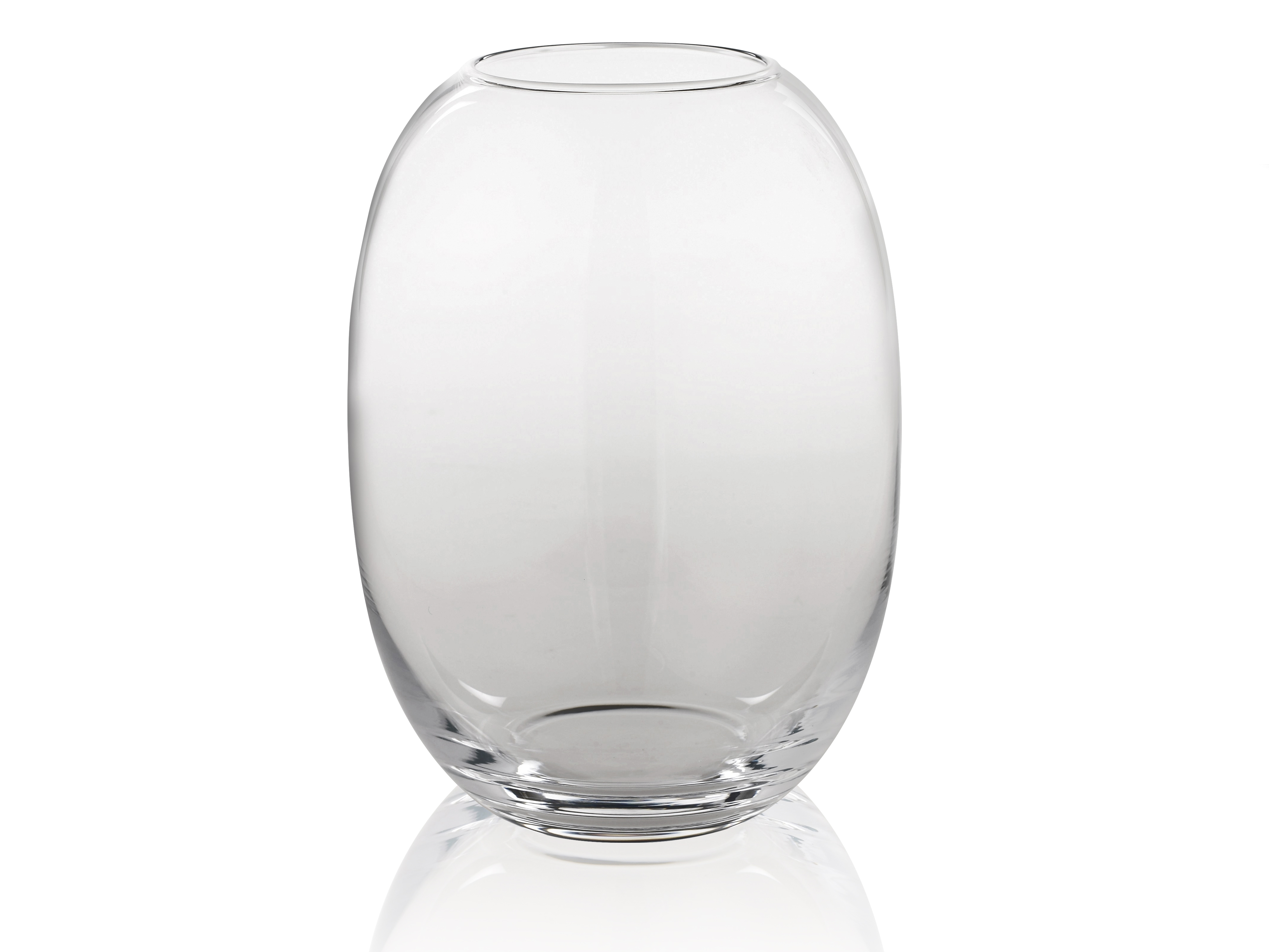 85008-PIET HEIN Vase 30 cm. Glass CLEAR